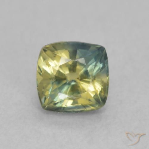 0.64ct Natural Multicolor Sapphire, Cushion, VS