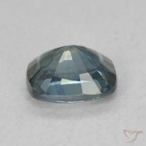 Sapphire Gemstone in 5.6 x 4.5 mm Size for Sale, Sapphire Stone in Bluish Green Color