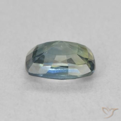 Sapphire Gemstone in 5.9 x 4.2 mm Size for Sale, Sapphire Stone in Yellowish Green Color