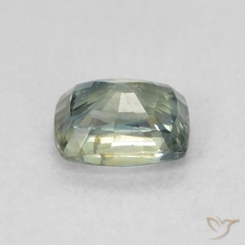 Sapphire Gemstone in 5.6 x 4.5 mm Size for Sale, Sapphire Stone in Teal Blue Color