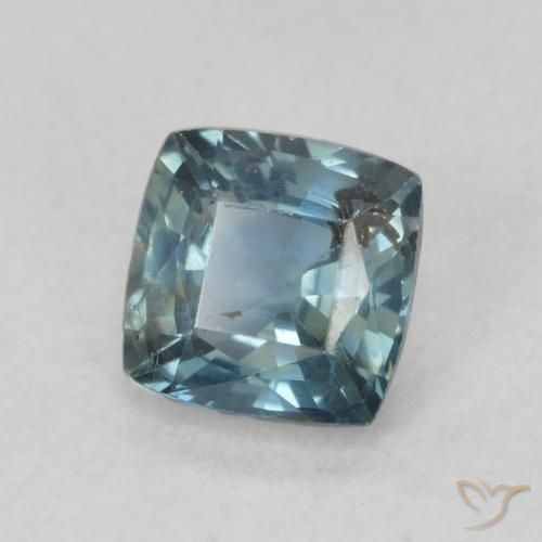 0.89 ct Multicolor Sapphire Stone, Natural Sapphire in Cushion-Cut Shape for Sale