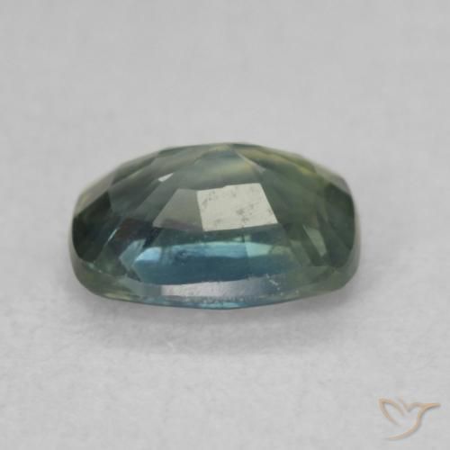 Sapphire Gemstone in 6.1 x 4.4 mm Size for Sale, Sapphire Stone in Teal Color