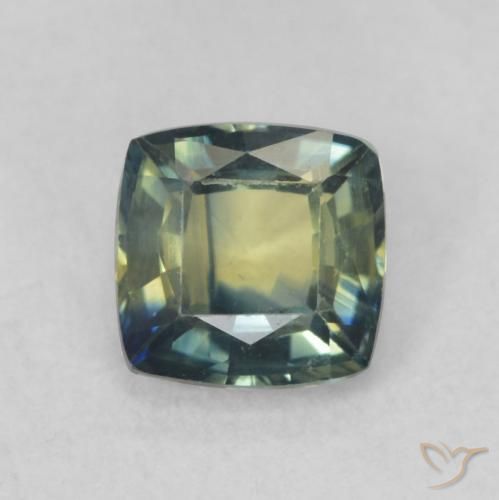 0.78ct Natural Multicolor Sapphire, Cushion, VVS-VS