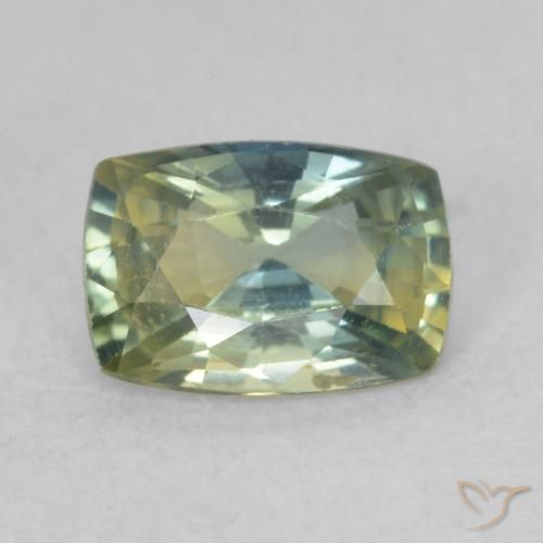 0.88ct Natural Multicolor Sapphire, Cushion, VVS-VS