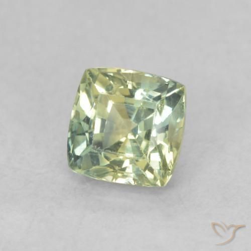 0.64 ct Multicolor Sapphire Stone, Natural Sapphire in Cushion-Cut Shape for Sale