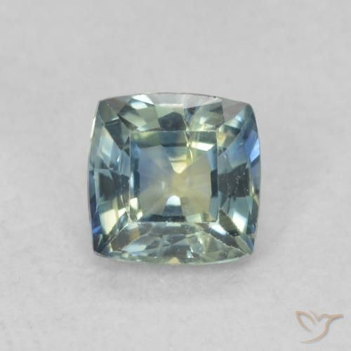 0.66ct Natural Multicolor Sapphire, Cushion, VS-SI