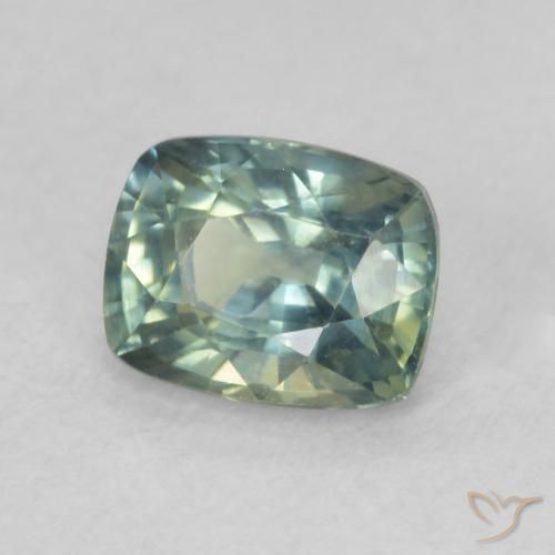 0.82 ct Blue Sapphire Stone, Natural Sapphire in Cushion-Cut Shape for Sale