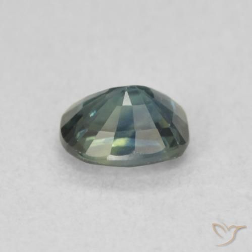 Sapphire Gemstone in 5 x 4 mm (calibrated) Size for Sale, Sapphire Stone in Teal Color