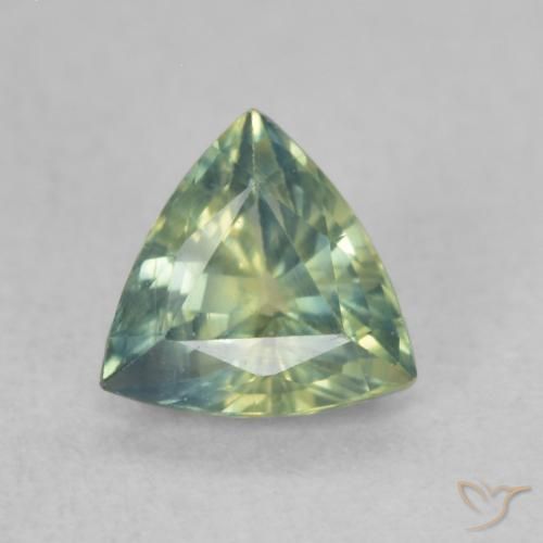 0.67ct Natural Multicolor Sapphire, Trillion, VS