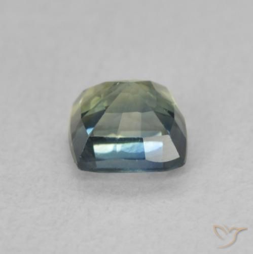 Sapphire Gemstone in 4.5 x 4.4 mm Size for Sale, Sapphire Stone in Bluish Green Color