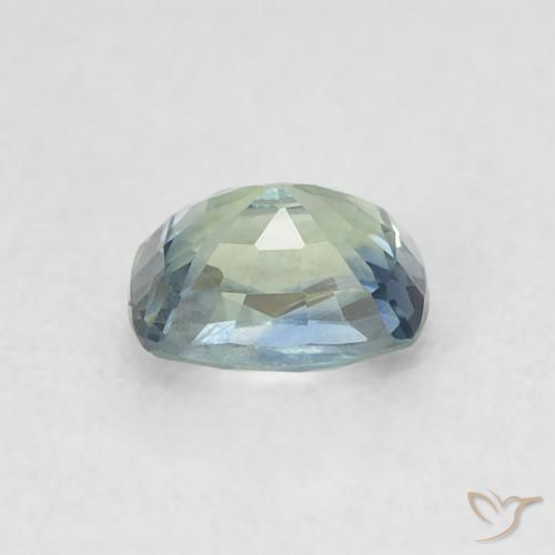 Sapphire Gemstone in 5 x 4 mm (calibrated) Size for Sale, Sapphire Stone in Pale Green Color