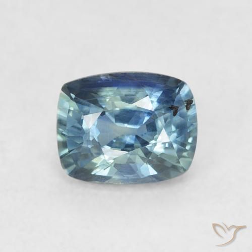 0.74ct Natural Deep Blue Sapphire, Cushion, VS