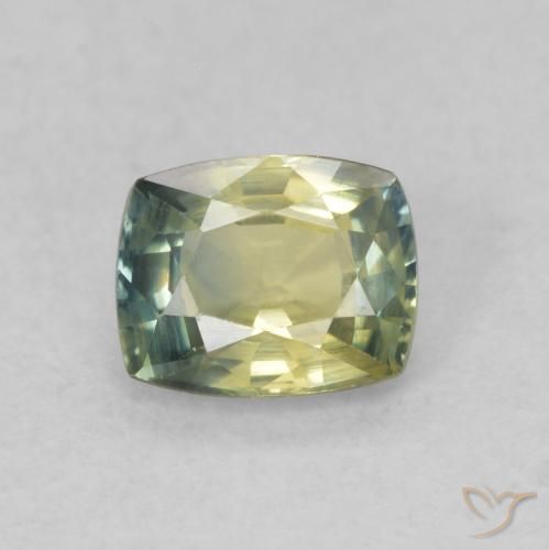 0.61ct Natural Multicolor Sapphire, Cushion, VVS