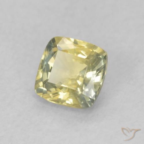 0.56 ct Multicolor Sapphire Stone, Natural Sapphire in Cushion-Cut Shape for Sale