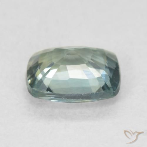 Sapphire Gemstone in 6.1 x 5 mm Size for Sale, Sapphire Stone in Yellowish Green Color