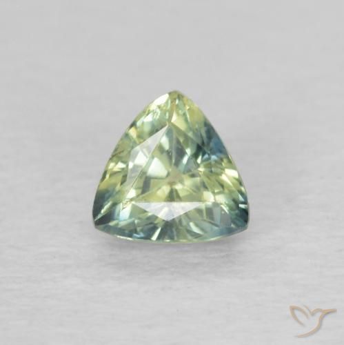 0.43ct Natural Multicolor Sapphire, Trillion, VVS-VS