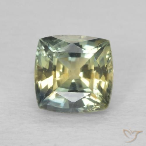 0.91ct Natural Multicolor Sapphire, Cushion, VS-SI