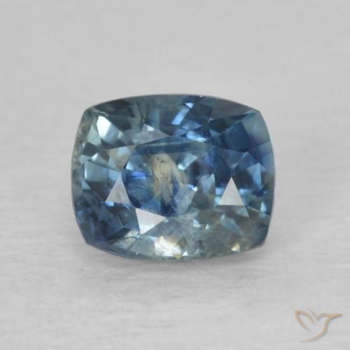 0.86ct Natural Blue Sapphire, Cushion, VS-SI