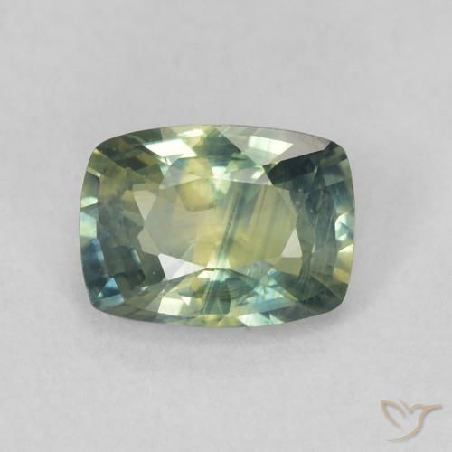 0.77ct Natural Multicolor Sapphire, Cushion, VS
