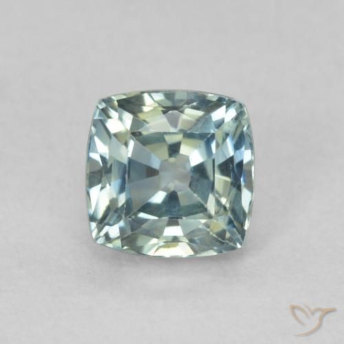 0.87 ct Multicolor Sapphire Gemstone, Sapphire Gem in Cushion-Cut Shape for Sale.