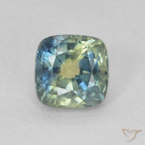 0.87ct Natural Multicolor Sapphire, Cushion, VS