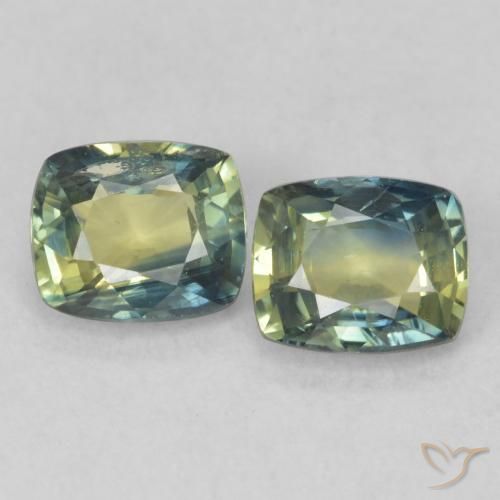 1.46ctw Natural Multicolor Sapphire, Cushion, VS