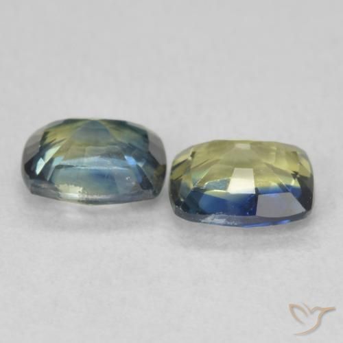 Sapphire Gemstones in 5.5 x 4.7 mm Size for Sale, Sapphire Stones in Multicolor Color
