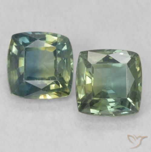 1.34ctw Natural Multicolor Sapphire, Cushion, VS