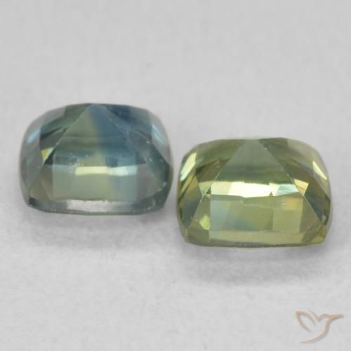 Sapphire Gemstones in 4.8 x 4.7 mm Size for Sale, Sapphire Stones in Multicolor Color