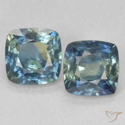 1.80ctw Natural Multicolor Sapphire, Cushion, VS