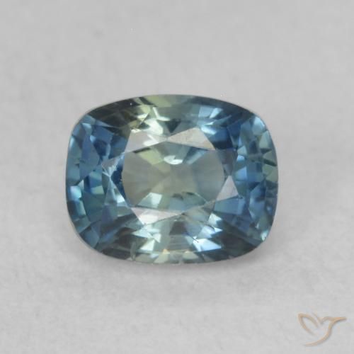 0.64ct Natural Multicolor Sapphire, Cushion, VVS
