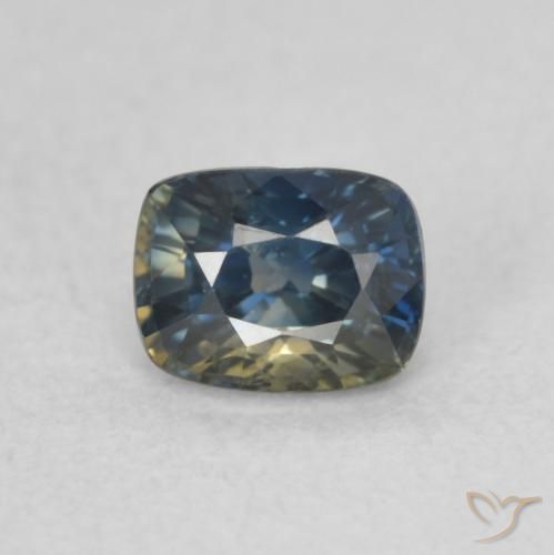 0.47ct Natural Multicolor Sapphire, Cushion, VVS