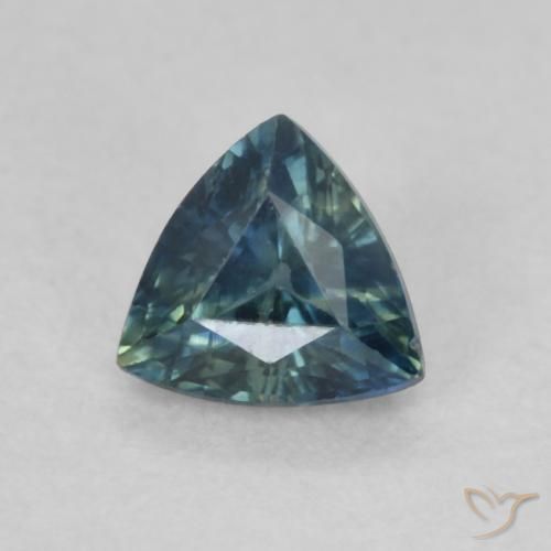 0.46ct Natural Multicolor Sapphire, Trillion, VVS-VS