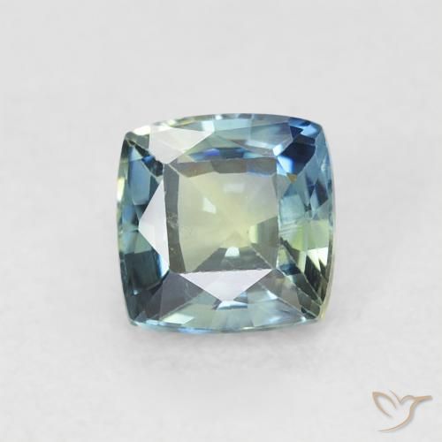 0.70ct Natural Multicolor Sapphire, Cushion, VVS-VS