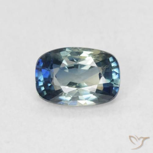 0.67ct Natural Multicolor Sapphire, Cushion, VS