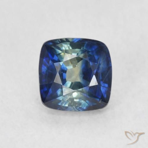 0.72ct Natural Navy Blue Sapphire, Cushion, VS