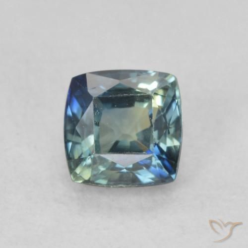 0.67ct Natural Multicolor Sapphire, Cushion, VVS-VS