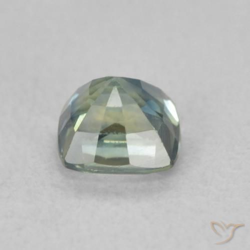 Sapphire Gemstone in 4.7 x 4.7 mm Size for Sale, Sapphire Stone in Yellowish Green Color