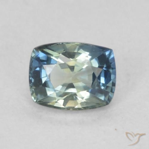 0.77ct Natural Multicolor Sapphire, Cushion, VVS-VS