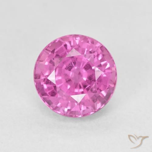 2.54ct Natural Deep Pink Sapphire, Round, VVS-VS