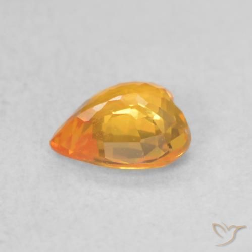 Sapphire Gemstone in 4.7 x 4.7 mm Size for Sale, Sapphire Stone in Gold Color