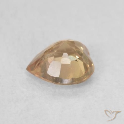 Sapphire Gemstone in 4.5 x 4.3 mm Size for Sale, Sapphire Stone in Golden Color