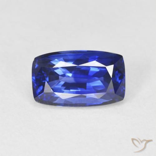2.20ct Natural Royal Blue Sapphire, Cushion, VVS