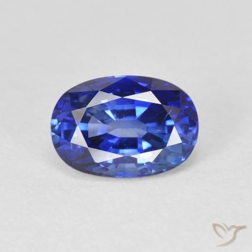 2.20ct Natural Royal Blue Sapphire, Oval, VS