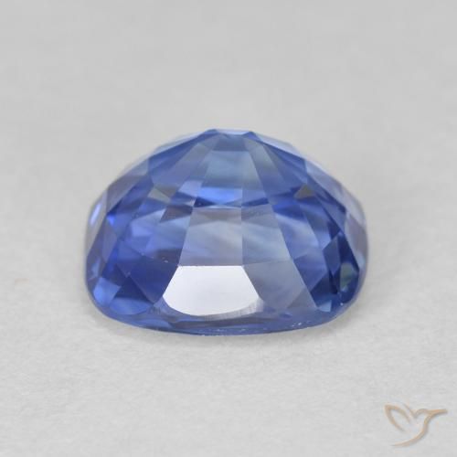 Sapphire Gemstone in 8.1 x 5.7 mm Size for Sale, Sapphire Stone in Pastel Blue Color