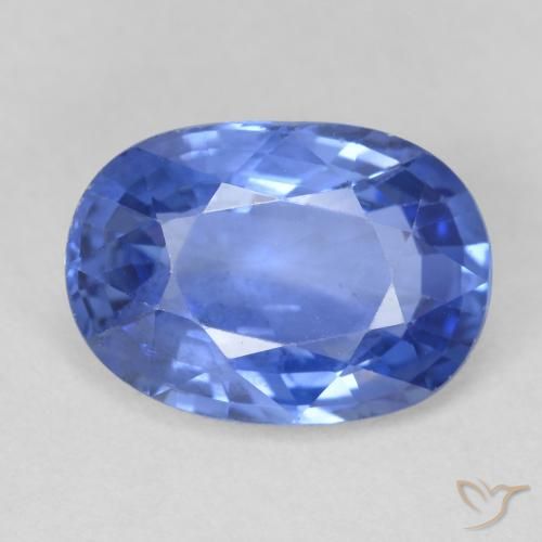 4.46ct Natural Medium Navy Blue Sapphire, Oval, VVS-VS