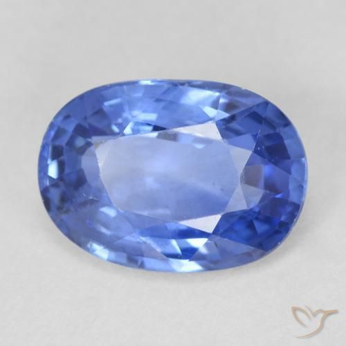 4.46 ct Blue Sapphire Stone, Natural Sapphire in Oval Facet Shape for Sale