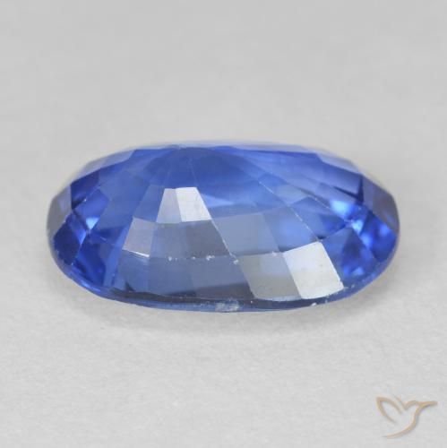 Sapphire Gemstone in 12 x 8 mm (calibrated) Size for Sale, Sapphire Stone in Medium Navy Blue Color