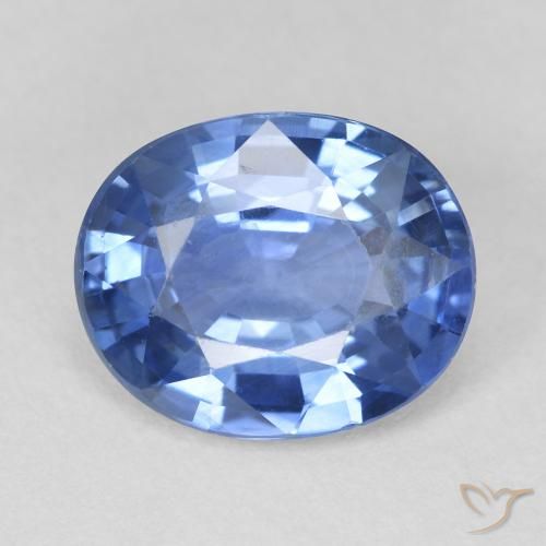 4.25ct Natural Medium Dark Blue Sapphire, Oval, VVS-VS
