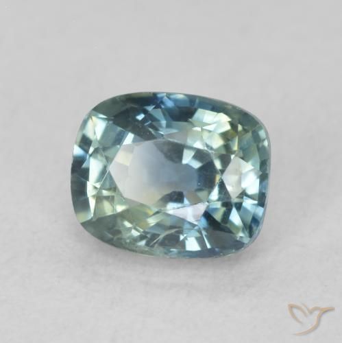 0.80 ct Blue Sapphire Stone, Natural Sapphire in Cushion-Cut Shape for Sale